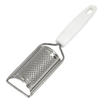 셰프크래프트 파인 스테인리스 스틸 커브드 그레이터 제스터, White, 1개