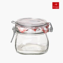 보르미올리 피도 화이트탑 밀폐 유리용기, 500ml, 1개