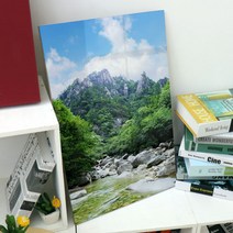 꾸밈 ca302-아크릴액자가화만사성풍경 액자, 1타입-숲속1(세로)