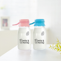 위드지저스 NO환경호르몬-밀크보틀(핑크 파랑 택1)350ml 여름 교회학교 전도, 딸기맛, 350ml