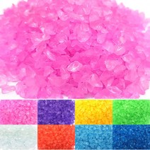 비오스 테라리움 슬라임재료 마리모자갈 투명 칼라 스톤 1봉지, 핑크, 1개