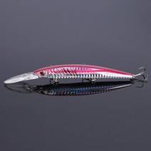시리 미노우 하드베이트 (12.4g 10가지색상) 플로팅 루어, 6.레드실버, 12.4g