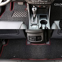 홉스 코일매트 엣지테두리 차량발판 깔판, 제네시스G70(4륜)(17년~)(5P), 확장형