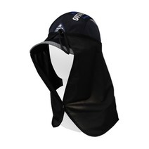 YS 쿨링 햇빛가리개 모자 자외선차단 햇빛가리개모자 햇빛차양막, 블랙