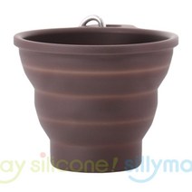 토탈하우스 실리만 실리콘 접이식 휴대컵 230ml WSK414 폴딩컵 접이식컵, 회색, 1개