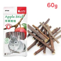 jolly 사과나무 가지 이갈이 60g 햄스터 친칠라 스트레스 해소, 단품