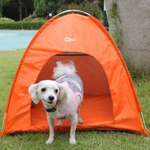 알뜨리 강아지 고양이 원터치 애견 텐트 집 하우스, 오렌지
