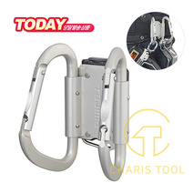 타지마 세이프 홀더 탈착식 카라비너 W형 공구걸이 SFKHA-CLW 2구 갓다걸이 다용도걸이 카리스툴