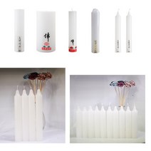천일양초 무향기 양초 8가지, 1번선택 밀대4개, 무향기양초8종