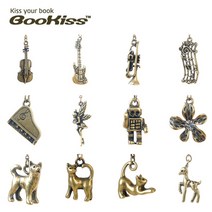 북키스 B1 책갈피 팬던트 북마크, B1-책 클로버