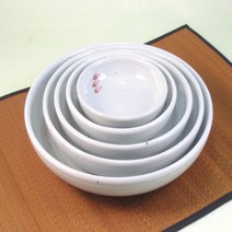 단고재 목련 원형 찬기 세트 (5P) / 전통도자기 반찬그릇 접시 찬기 앞접시