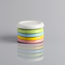 써니스코파 도자기 머그컵 11oz 모음, 머그 뚜껑 / 옐로우 / 96개입, 1box