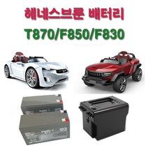 헤네스 헤네스T870F850F830전동차배터리, 12V7AH(2개) 순정