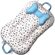 뽀송뽀송 국내수제작 땅콩침대 휴대보트침대 B_17 빵빵해피카, 짱구베개포함