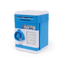 주식회사 위시 디지털 지폐 저금통 ATM 자동저금통 미니금고, ATM저금통-블루, 1개