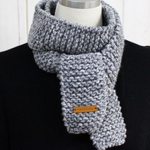 러브컨츄리 Classy미니목도리 만들기 DIY키트(동영상첨부) 패키지, 60-블랙, 1개