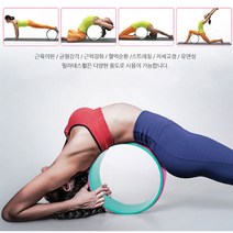 Lenwave 필라테스휠 요가휠 스트레칭 요가용품, 요가링_퍼플민트