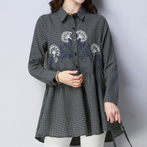 마더라이크 JS.8071자수체크남방