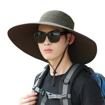 기스모 큰챙 벙거지 모자, 카키