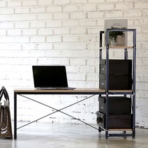 모던심플 인테리어 가구 선반 책상 의자 행거, 25_모던심플 좌식컴퓨터책상 블랙(4465)