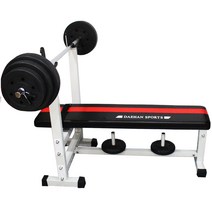 대한스포츠 튼튼벤치프레스 A형 세라믹 20~70kg 세트, 60kg