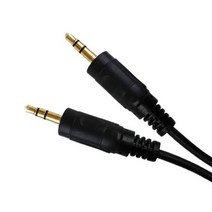 스테레오 케이블 3.5 스피커 TV 스마트폰 MP3 PC 노트북 음성연결선, 5m