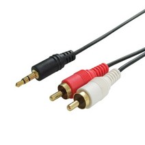 ST-2RCA 음성케이블 PC 스피커 앰프 TV 음성 소리 연결선