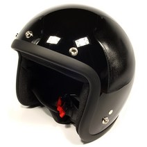 한미 스몰젯 오토바이 헬멧 아이보리, 블랙