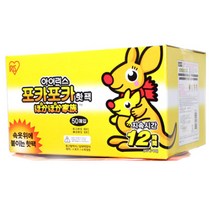 아이리스 포카포카 캥거루 붙이는 핫팩, 100개