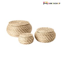 [당일출고] 이케아 FRYKEN 라탄수납함 3개세트/수납바구니, 옵션선택