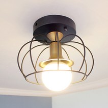 공간LED DS_크라운 1등 직부등, 브론즈, 1개