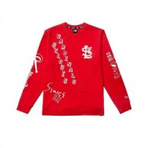 뉴에라 핸드드로잉 MLB 쿠퍼스타운 세인트루이스 카디널스 크루넥 레드 (11561701)