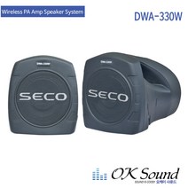 SECO 충전식앰프 이동형앰프 DW330W DW-330W 무선마이크포함 USB SD, 핀