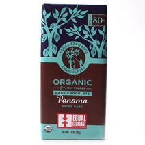 이퀄익스체인지 페어리 트레이디드 다크 초콜릿 파나나 엑스트라 다크 카카오 80%, 80g, 1개
