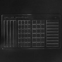 심플리 바크초콜릿 4구 몰드