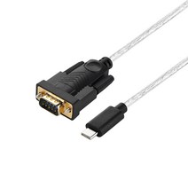 이지넷유비쿼터스 USB Type C to 시리얼 RS232케이블 NEXT-342PL-TC 케이블, 1개