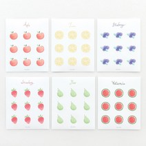 과일 원형 스티커, 8.Kiwi