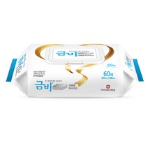 금비 금비캡형 대형물티슈 (20X30cm 60X1팩) 일반 캡형 1팩 물티슈