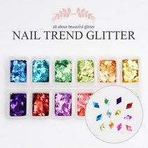 시크릿엠 NEW 네일스톤 SET 268~366 네일 스톤/파츠, 1개, 312.샤방샤방 다이아 글리터-2mm