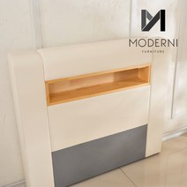 모더니가구 로더 LED 침대 헤드보드, 밀크