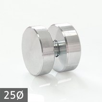 알루미늄 무도금 다보볼트 25Ø 장식볼트 (다리형), 1개