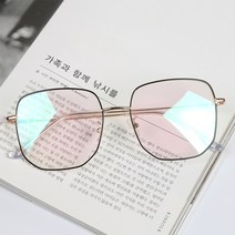 더브릴레 오버사이즈 메탈 사각 스퀘어 안경테