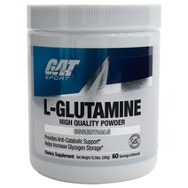 GATSPORTS L-글루타민 하이 퀄리티 파우더 에센셜 무설탕, 300g, 1개