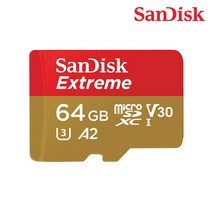 샌디스크 익스트림 마이크로SD SDSQXA2-064G, 64GB