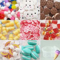 슬라임 재료 파츠 비즈 만들기재료, 31_투명원형민트10g