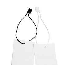 STRING ATTACHMENTZ 가격택을 달 때 사용하는 택고리 실고리 500개 (사각형), 흰색