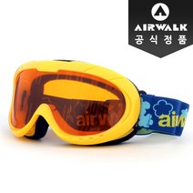 에어워크 정품 스키 보드 아동 고글 MADE IN KOREA / AW-607JR SBL, AW-607JR YE