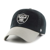 47 Brand OAKLAND RAIDERS BLACK TWO TONE CLEAN UP