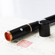 이안 실용신안 프리미엄 결재인 도장 리필잉크 간편 교체형 만년도장, 블랙_청보라잉크, 개인용4자_10×10