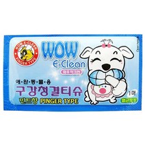 씨앤텍 와우이크린 구강 청결티슈 1매